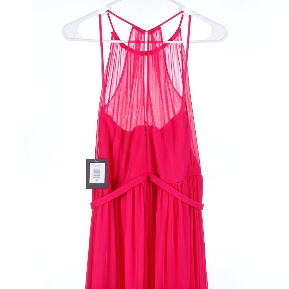 Marina Fuchsia Hi-Lo Ball Gown Dress Size 6 NWT - Picture 5 of 8